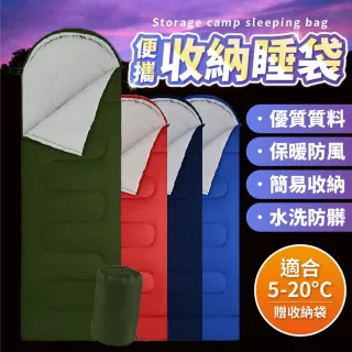 【Finger Pop指選好物】便攜收納睡袋(露營睡袋/信封睡袋/單人睡袋/旅行睡袋/登山睡袋)