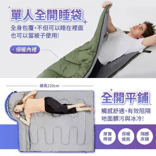 【Finger Pop指選好物】便攜收納睡袋(露營睡袋/信封睡袋/單人睡袋/旅行睡袋/登山睡袋)
