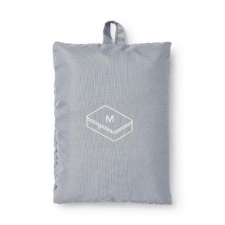 【MUJI 無印良品】聚酯纖維可折收納袋M.灰.約26x40x10cm