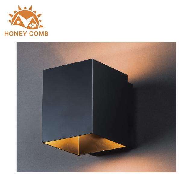 【Honey Comb】現代風簡約壁燈-黑色款(BL-51926)