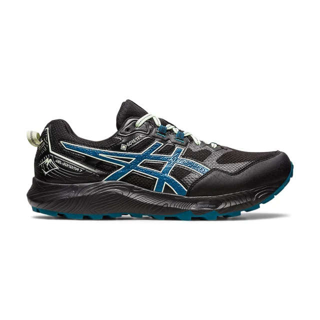 asics 亞瑟士asics 亞瑟士 Gelsonoma 7 GTX 男鞋 黑藍綠色 防水 訓練 運動 休閒 慢跑鞋 1011B593001