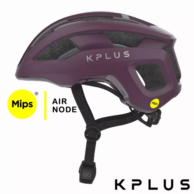 KPLUSKPLUS 單車安全帽公路競速NOVA 可拆洗Mips Air Node Helmet-迷霧紫