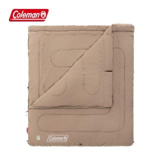 【Coleman】2 IN 1 家庭睡袋 / C10 灰咖啡 / CM-85658(睡袋 露營睡袋 雙人睡袋)