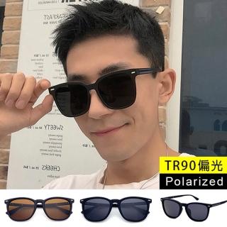 【SUNS】Polarized時尚偏光墨鏡 TR90彈性 男女中性駕駛墨鏡 S191(超輕量23g/防眩光/遮陽/抗UV400)