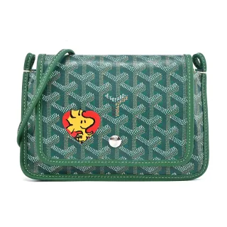 【GOYARD 高雅德】日本限定SNOOPY系列PLUMET卡通鳥斜背包(綠)