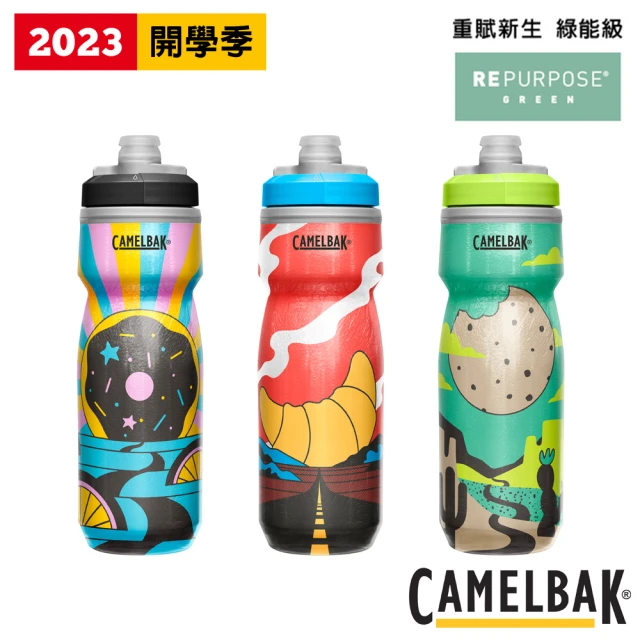 【CAMELBAK】Podium 自行車保冷噴射水瓶 620ml(開學限定/水杯/水壺/補水/戶外/露營/運動/單車)