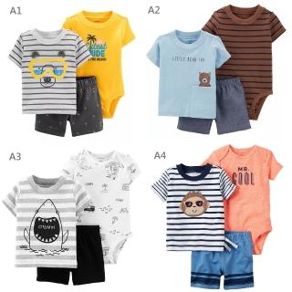 【美國童裝卡特Carter’s】SUM2.夏日三件組套裝(春夏秋嬰幼兒兒童男童女童三件組套裝-多款可選)