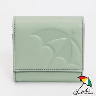 【Arnold Palmer 雨傘】短夾 Authentic系列(綠色)