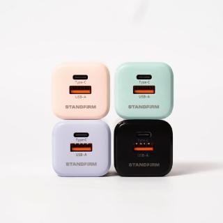 【Standfirm】35W 雙孔USB-C+A 氮化鎵快充頭