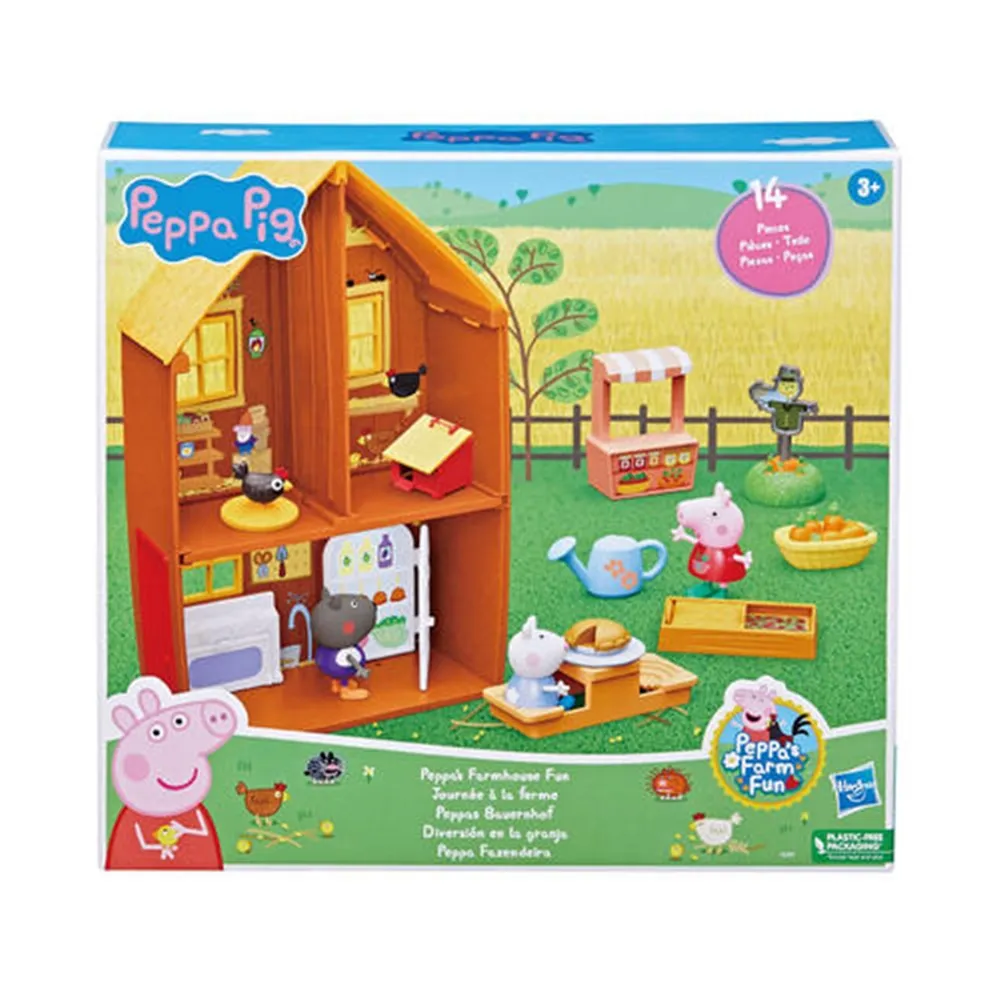 【ToysRUs 玩具反斗城】Peppa Pig粉紅豬小妹 農場小屋遊戲組