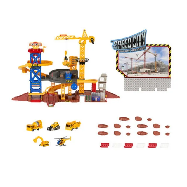【ToysRUs 玩具反斗城】Speed City Construction極速城市 建築工程套組