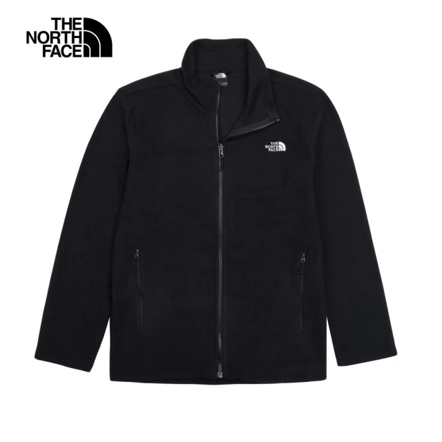 The North Face TNF 刷毛外套 M MFO TKA 200 FULL ZIP JACKET - AP 男 黑(NF0A88R8JK3)