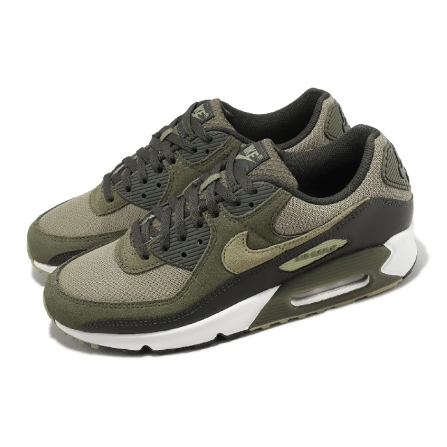 NIKE 耐吉NIKE 耐吉 休閒鞋 Air Max 90 男鞋 橄欖綠 白 氣墊 復古 Neutral Olive(DM0029-200)