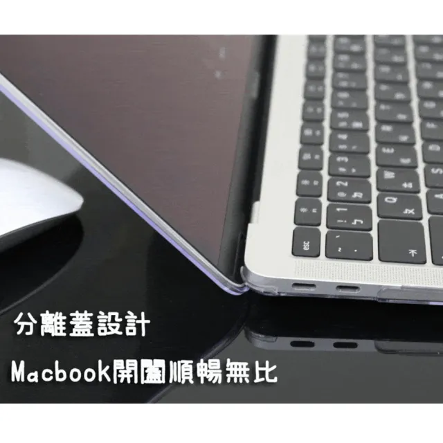 MacBook Pro 14吋 輕薄水晶透明保護殼 附鍵盤保護膜(A2442.A2779)