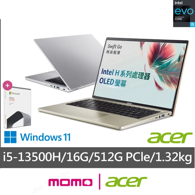 Acer 256G固態行動碟★14吋N5100輕薄筆電(Sw