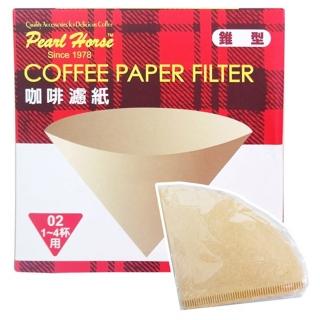 【寶盒百貨】2盒寶馬牌錐型咖啡濾紙1-4人 40入(濾杯 手沖壺 咖啡壺 吸虹式 沖泡咖啡濾器 咖啡濾紙)