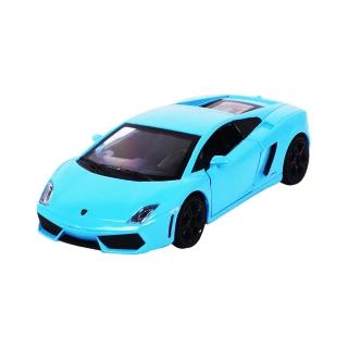 【KIDMATE】1:32合金車 Lamborghini Gallardo LP560-4藍(正版授權 迴力車模型玩具車 藍寶堅尼)