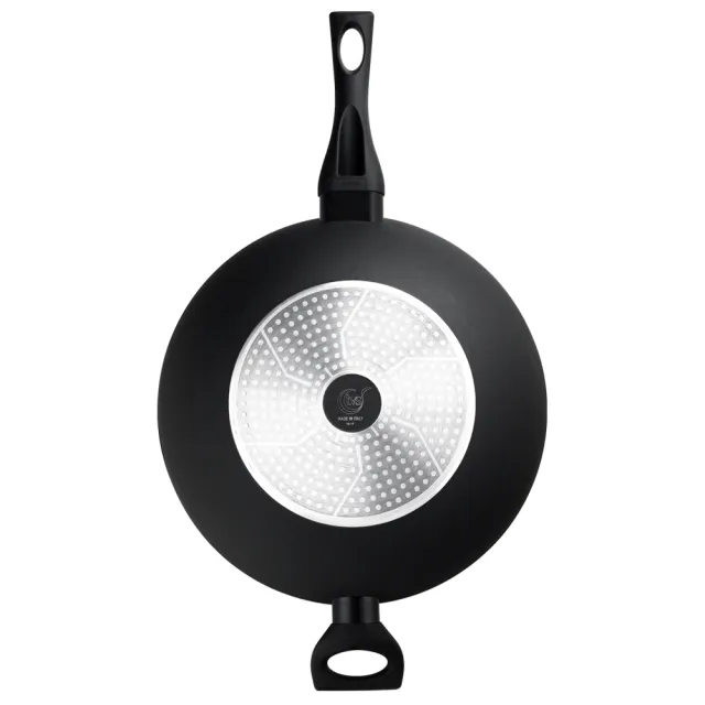【義廚寶】義大利製維圖斯系列不沾鍋單耳鍋32cm(單鍋/電磁爐適用)