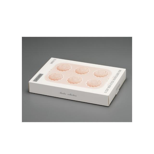 【Chefmade學廚】原廠正品6連瑪德蓮日式胖貝殼蛋糕模(WK9113六連日式胖貝殼瑪德蓮蛋糕模)