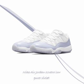 【NIKE 耐吉】Air Jordan 11 Retro Low 女鞋 薰衣草紫 果凍底 亮皮 情侶鞋 休閒鞋 AH7860-101