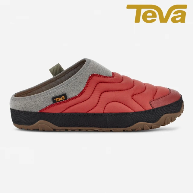 【TEVA】ReEmber Terrain 中性 防潑水菠蘿麵包鞋/穆勒鞋/休閒鞋/懶人鞋 磚紅色(TV1129582BRIK)