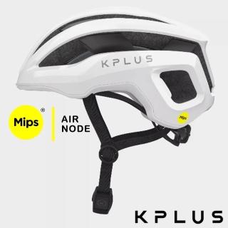 【KPLUS】單車安全帽公路競速NOVA 可拆洗Mips Air Node Helmet-亮面白(亞洲頭型)