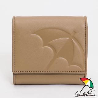 【Arnold Palmer 雨傘】短夾 Authentic系列(卡其色)
