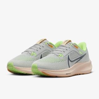 【NIKE 耐吉】W AIR ZOOM PEGASUS 40 小飛馬 慢跑鞋 灰粉綠 透氣 運動(DV3854-006 ∞)