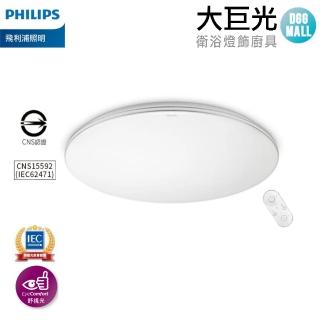 【Philips 飛利浦】靜欣80W簡約(LED調光調色吸頂燈)