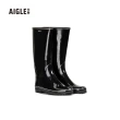 【AIGLE】女 休閒長筒膠靴 VENISE(AG-F2451A100 黑色)