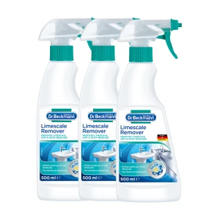 【Dr.Beckmann 貝克曼博士】德國原裝進口水垢清潔劑3瓶入(除鏽漬/玻璃水垢)