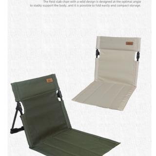 【May Shop】戶外露營靠背坐墊椅便攜式折疊椅帳篷休閒椅陽臺公園草坪野餐椅