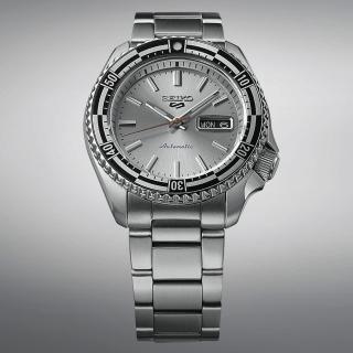 【SEIKO 精工】5 Sports 55週年致敬經典運動機械錶-銀/42.5mm 雙12限定(SRPK09K1/4R36-15E0N)