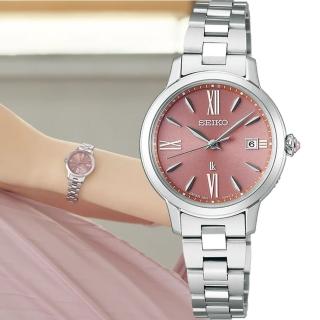 【SEIKO 精工】LUKIA 簡約太陽能電波腕錶(1B32-0AY0P/SSVW219J)