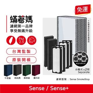 【著媽】濾網2套優惠組(適用 Blueair Sense Sense+ 空氣清淨機)