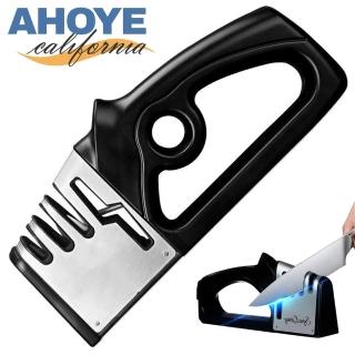 【AHOYE】4in1好抓握家用磨刀器(磨刀 磨刀器具 磨刀架 快速磨刀)