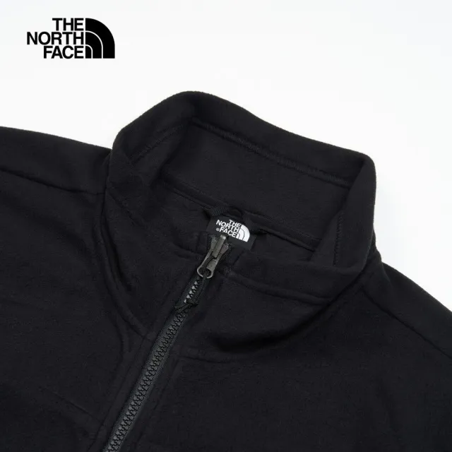 【The North Face】TNF 刷毛外套 M MFO TKA 200 FULL ZIP JACKET - AP 男 黑(NF0A88R8JK3)