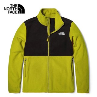 【The North Face】TNF 刷毛外套 M ALPINE POLARTEC 200 FZ JACKET - AP 男 綠黑(NF0A83O9KTI)