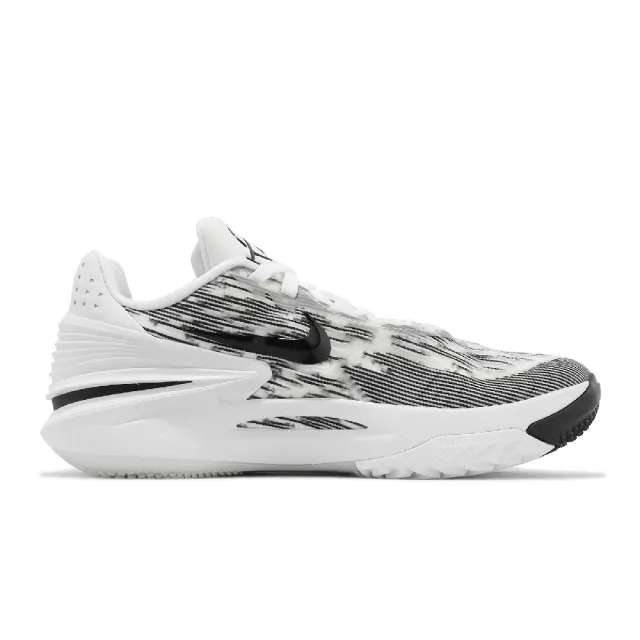 【NIKE 耐吉】籃球鞋 Air Zoom G.T. Cut 2 EP 白 黑 男鞋 緩震 氣墊 實戰 運動鞋(FJ8914-100)