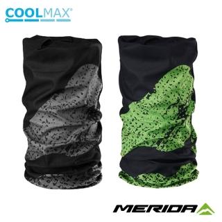 【MERIDA 美利達】Coolmax頭巾 山圖騰款(圍脖/路跑/防曬/防風/單車/自行車)