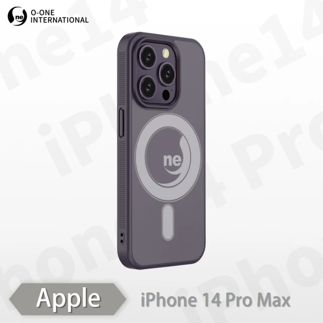 o-one Apple iPhone 14 Pro Max O-ONE MAG軍功II磨砂磁吸防摔殼