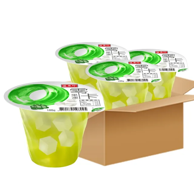 【盛香珍】零卡大果凍-白葡萄180gX2箱(共48杯入) 