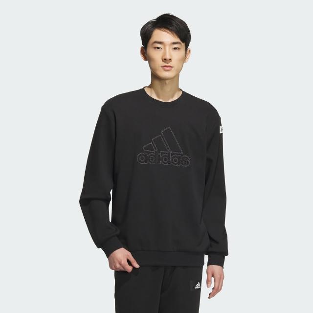 【adidas 官方旗艦】長袖上衣 大學T 男 IK2794