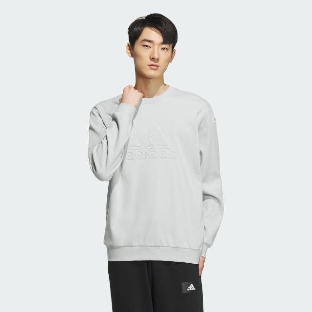 【adidas 官方旗艦】長袖上衣 大學T 男 IK2795