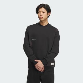 【adidas 愛迪達】長袖上衣 大學T 抓絨 男 IP4982