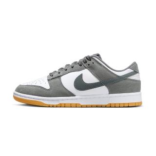 【NIKE 耐吉】Dunk Low Grey Gum 男鞋 灰白色 麂皮 低筒 休閒鞋 FV0389-100