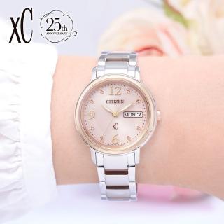 【CITIZEN 星辰】XC 廣告款光動能女錶 手錶 畢業禮物(EW2425-57W)