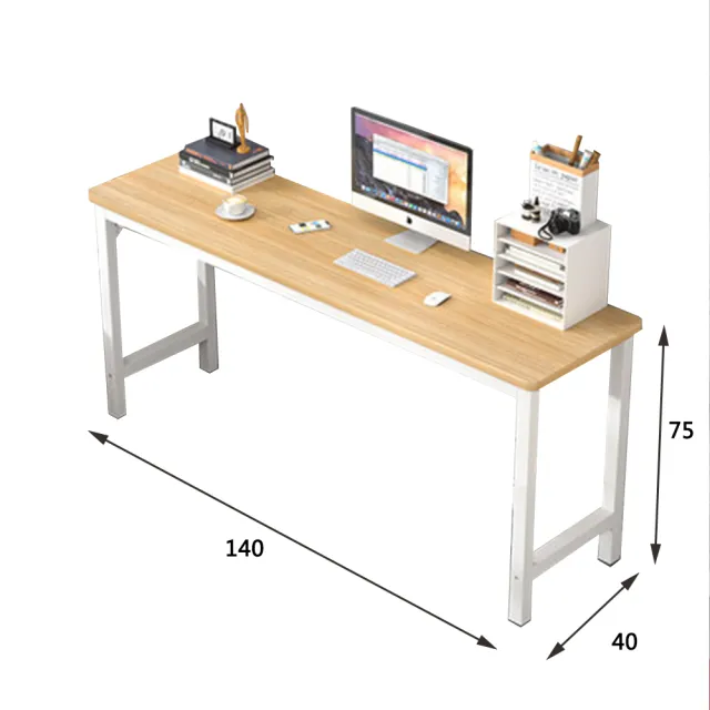 【E家工廠】書桌  電腦桌  工作桌 寫字桌  辦公桌   寫字桌子  邊桌 工作桌(025-HY書桌單層140公分)