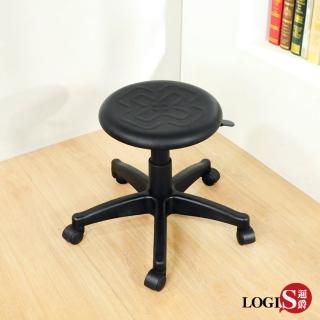 【LOGIS】抗靜電X圓椅面工作椅(圓墊升降事務椅 無塵室 工作椅 辦公椅 圓凳椅 休閒椅 美髮椅 旋轉椅)