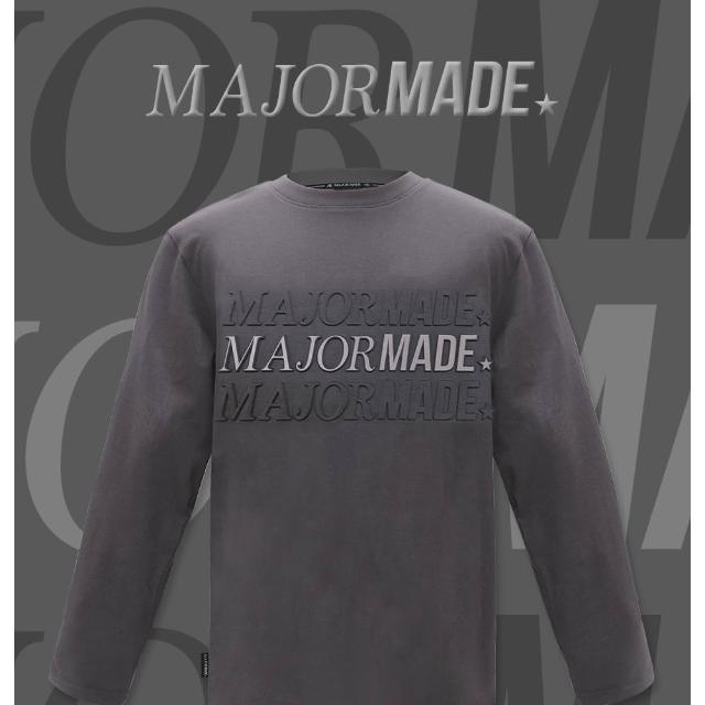 【MAJOR MADE】立體浮雕MAJOR薄長TEE(#薄長袖#長袖上衣#浮雕)